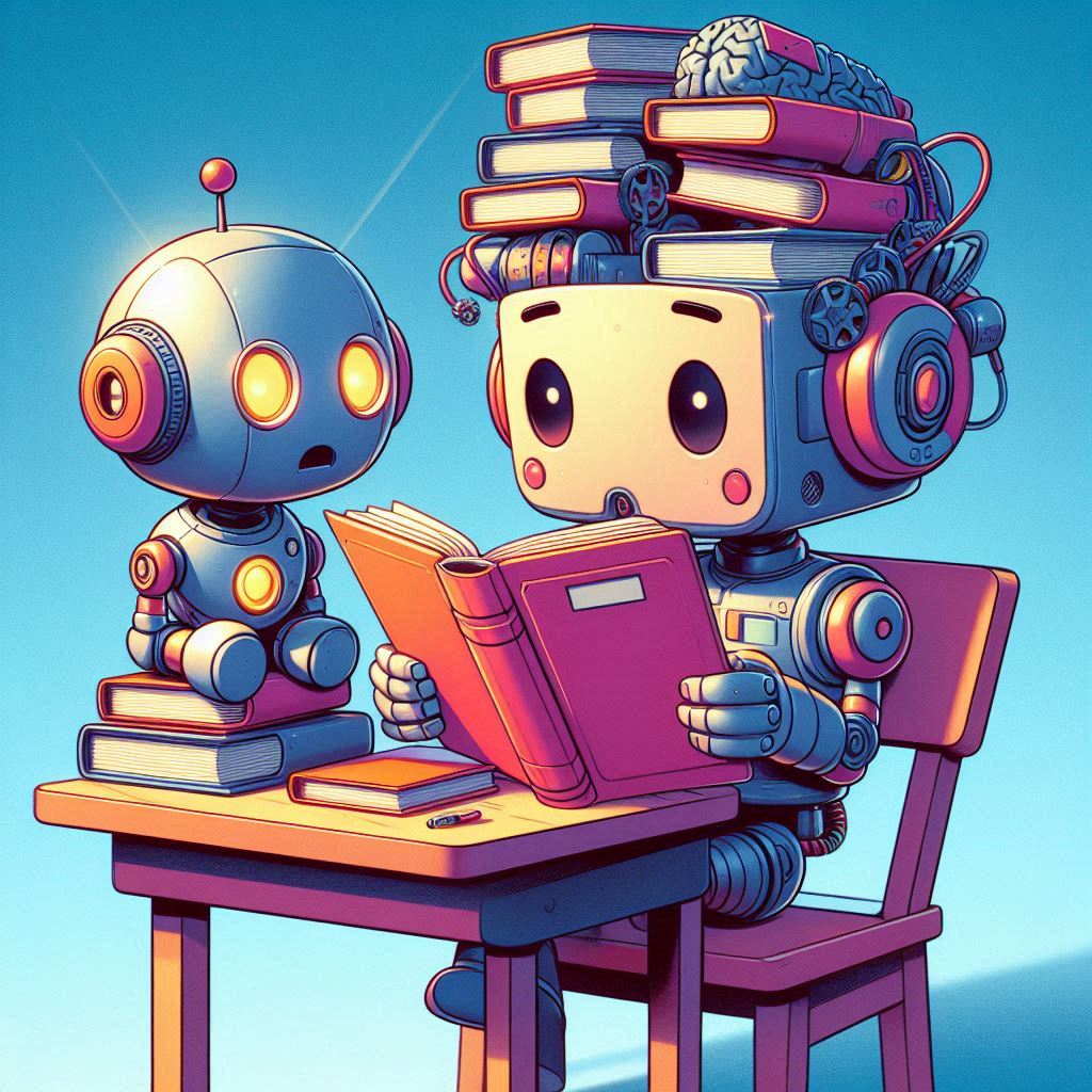Parent and child reading together